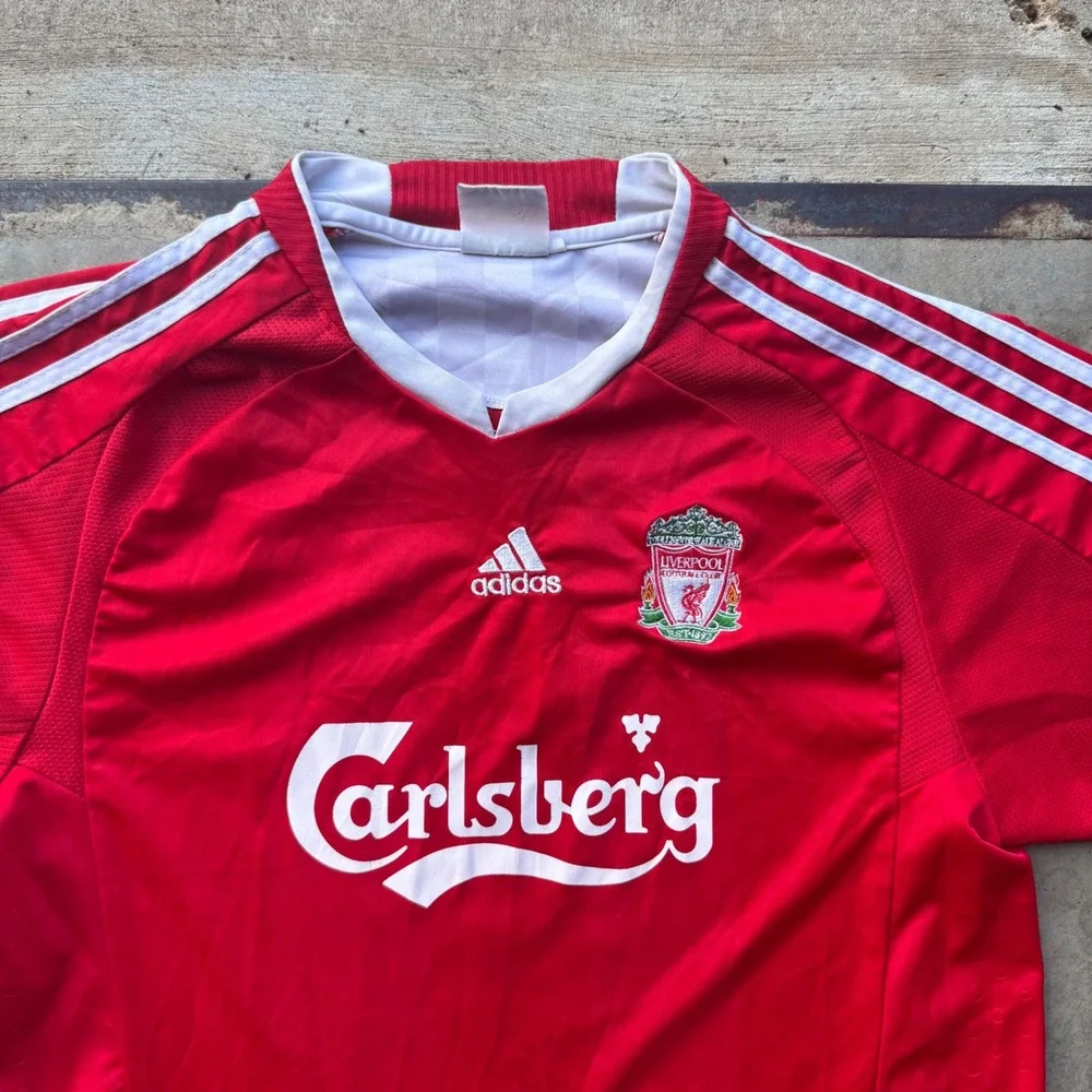 Adidas Liverpool FC 2006/07 Home Jersey Red Carlsberg Premier League Mens Large